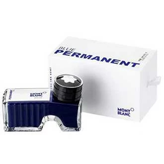 image of Mont Blanc - Ink Bottle, Permanent Blue, 60ml Din Iso 14145-2 - Ink Bottle - Blue