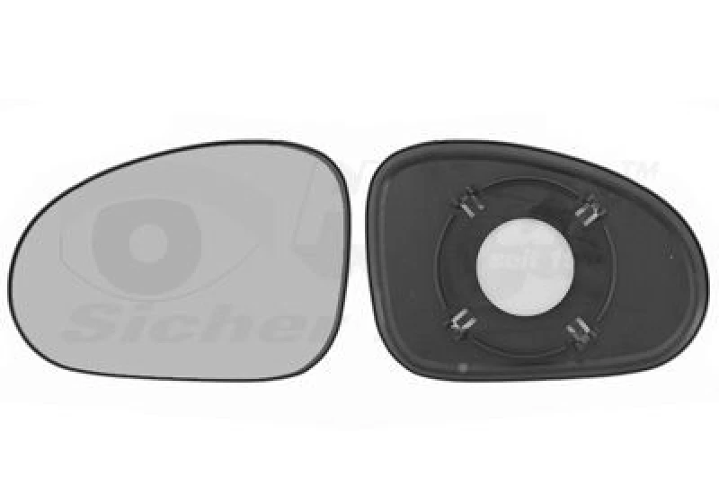 Image of VAN WEZEL Wing mirror glass VAN WEZEL 8107831