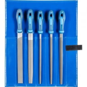 image of PFERD 11800541 Workshop file set 250 mm cut 1 in PVC roll case 250 mm