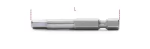 Image of Beta Tools 862 PE 1x 1/4" Hex Drive Hexagon Bit for Power Driver 4 x 50mm Long
