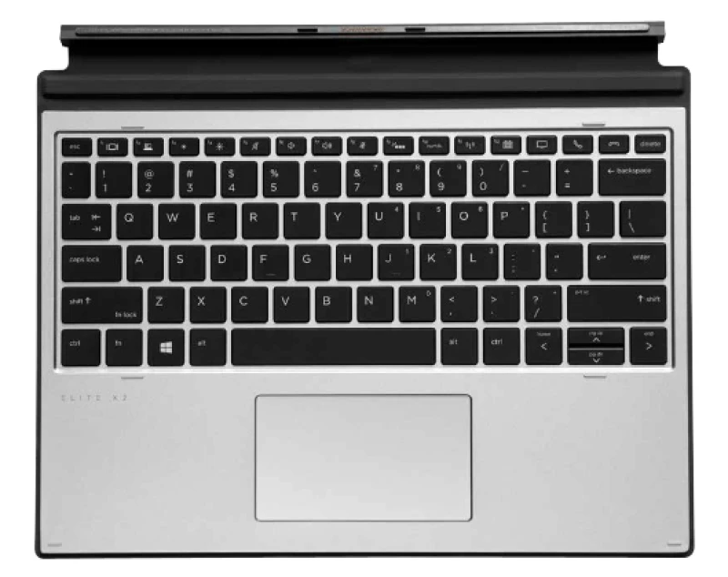 Image of HP L67436-031 mobile device keyboard QWERTY UK English Pogo Pin Silver
