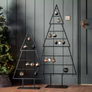 Image of Crossland Grove Groves Tree With Hooks Small Black 640x200x1150mm
