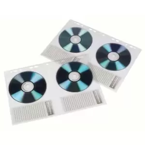 Image of Hama 00078352 optical disc case Sleeve case 2 discs Transparent