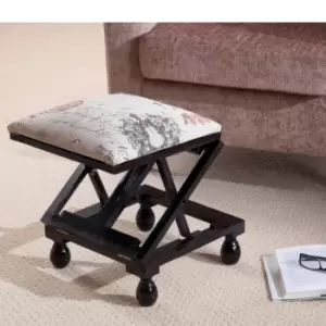 Image of Gablemere 3 Position Footstool - Mahogany