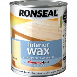 Ronseal Interior Wax Natural 750ml