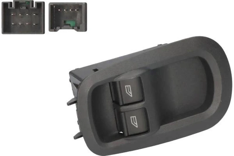 Image of Alfa e-Parts AF00542 Switch, window winder Driver side Plastic Switch,window winder (1761)