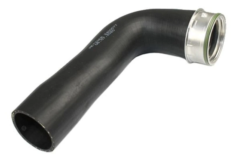 Image of METZGER 2400577 Turbocharger Hose without clamp, with quick coupling, Rubber with fabric lining Rubber with fabric lining Charger Intake Hose (3314)