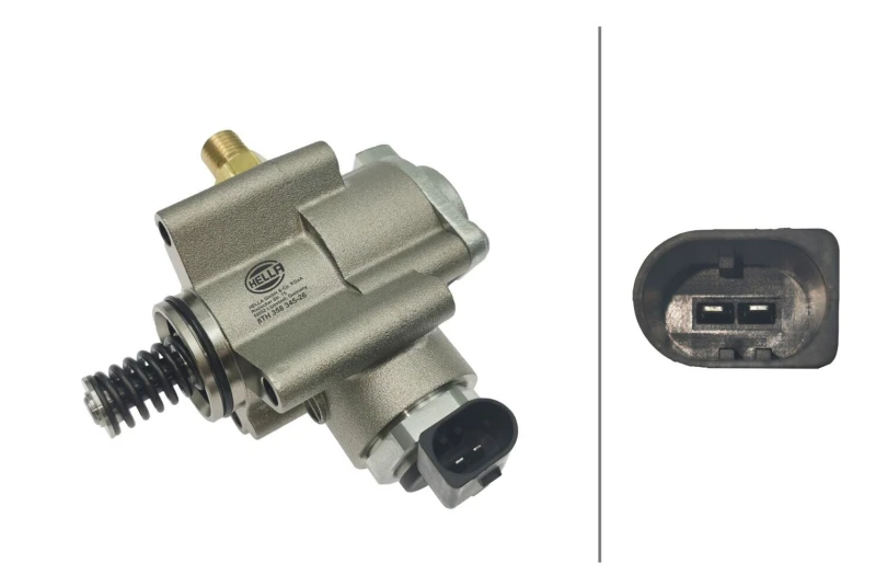 Image of HELLA High pressure fuel pump HELLA 8TH 358 345-261