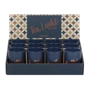 image of 5x6 Blue Tealight Holder (Pack of 12)