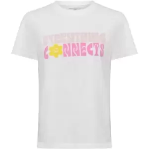 Image of French Connection Everything Connects T-Shirt - White