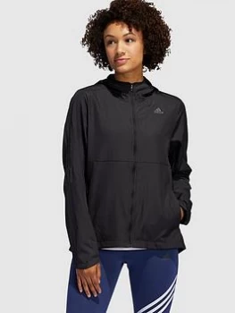 Image of adidas Response Own The Run Jacket - Black, Size S, Women