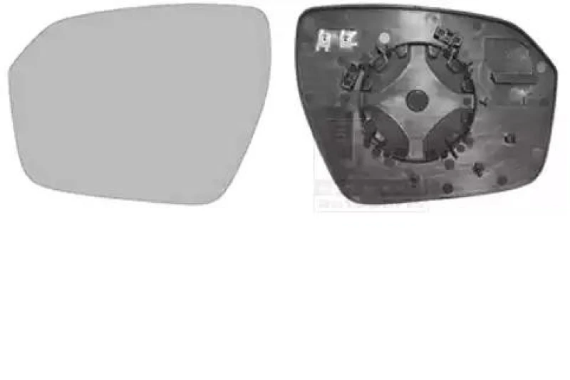 Image of VAN WEZEL 0251837 Wing Mirror Glass * HAGUS * Left Mirror Glass,outside mirror (1914)