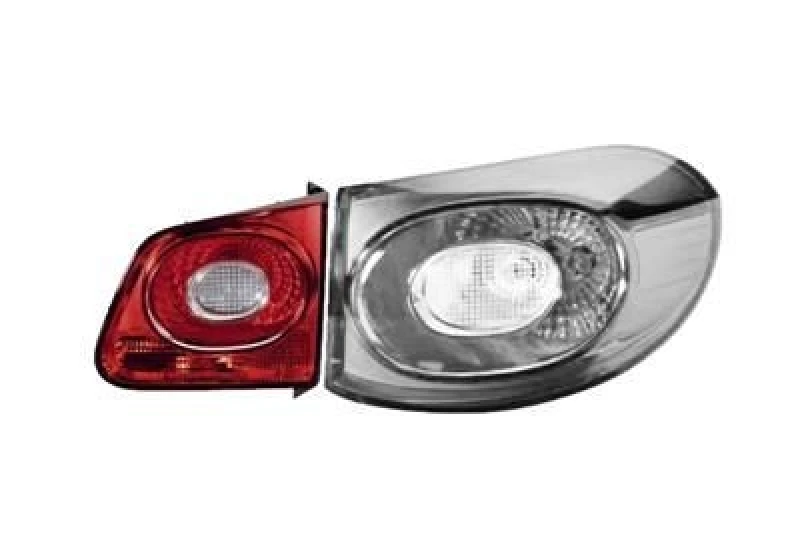 Image of VAN WEZEL 5745934 Rear light Inner Section, without bulb holder, Right Combination Rearlight (391)