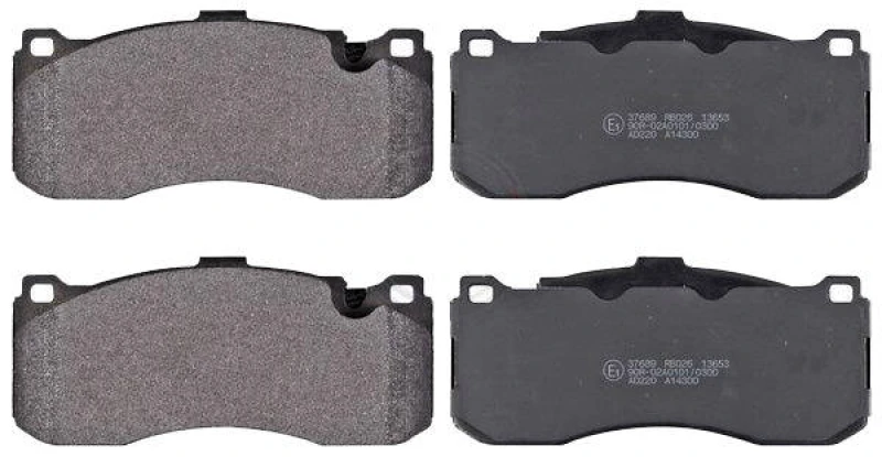 Image of A.B.S. 37689 Brake pad set prepared for wear warning indicator Brake Pad Set,disc brake (402)