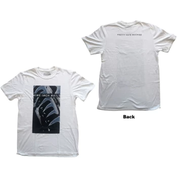 Image of Nine Inch Nails - Pretty Hate Machine Unisex Large T-Shirt - White