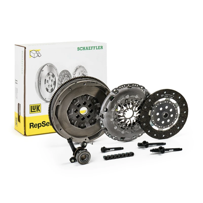 Image of LuK 600 0064 00 Clutch without pilot bearing, Dual-mass flywheel with friction control plate Clutch Kit (479)