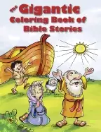 image of gigantic coloring book of bible stories