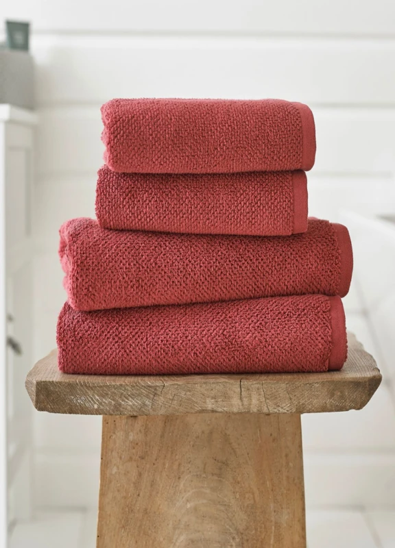 Image of Deyongs Romeo Hand Towel - Sand Raspberry WY1LD Unisex Bath Sheet,Bath Towel,Hand Towel