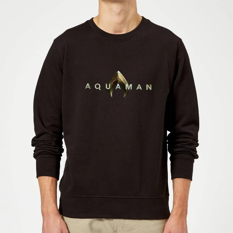 Image of Aquaman Title Sweatshirt - Black - L
