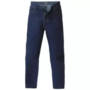 Image of Duke Mens Rockford Comfort Fit Jeans (32L) (Indigo)
