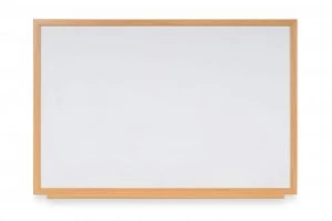 image of Bi-Office Earth-It drywipe 240x120cm oak Exec 22mm frm