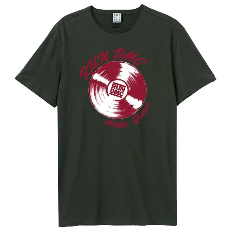 Image of Amplified Mens Rrd Run DMC T-Shirt in Charcoal Size: XS Charcoal Male XS