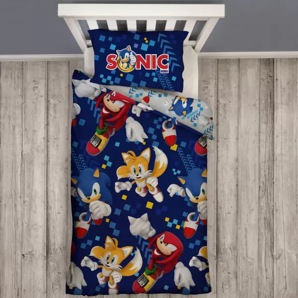 Image of Sonic Bounce Single Reversible Duvet Set