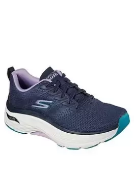 Image of Skechers Max Cushioning Arch Fit Trainers, Navy, Size 3, Women