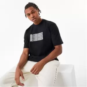 Image of Slazenger ft.Aitch Wavey Graphic T-Shirt - Black