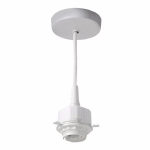 Image of KnightsBridge 6" G24 4 Pin Low Energy Pendant Set Fluorescent Light Fitting
