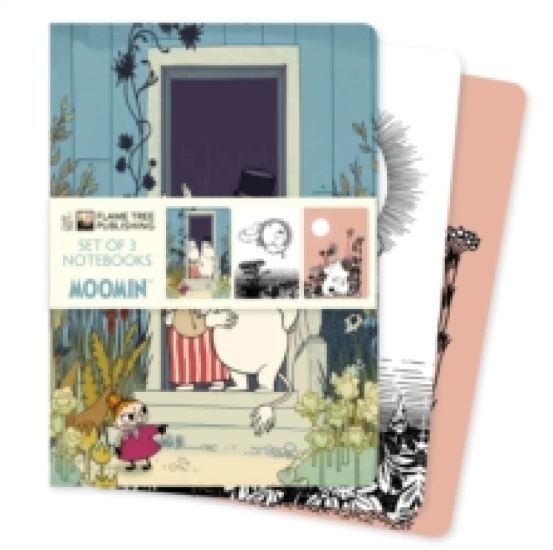 Image of Moomin Set of 3 Standard Notebooks Notebook / blank book