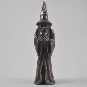 image of Wizard Bronze Ornament 16cm