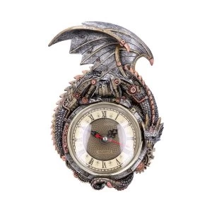 Image of Steampunk Clockwork Combustor Dragon Clock