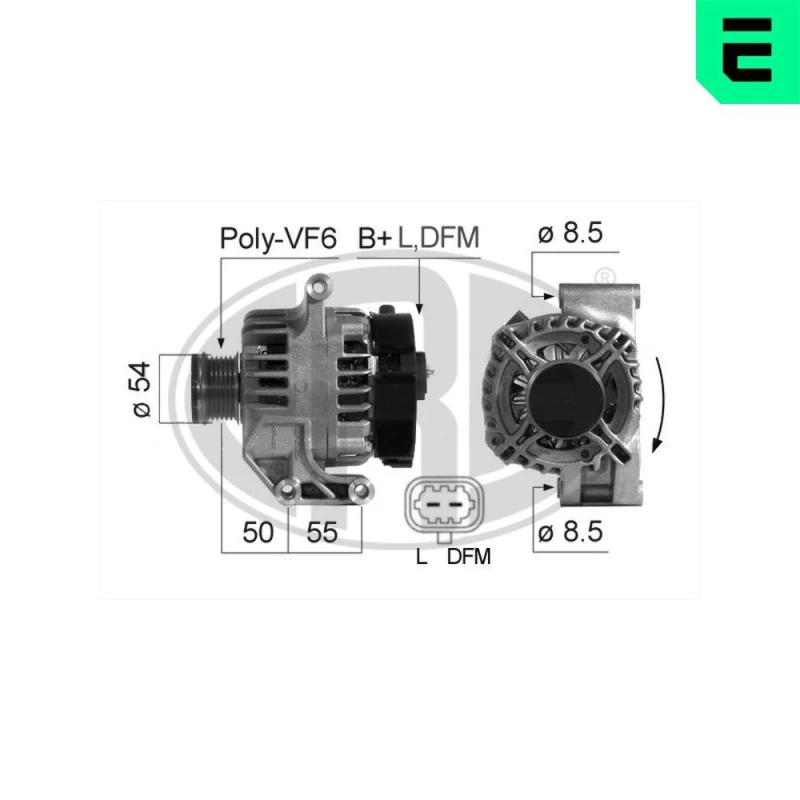 Image of ERA Alternator ERA 210687A