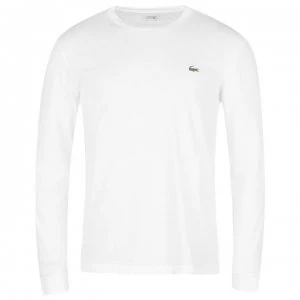 Image of Lacoste Sleeve T Shirt - White 001