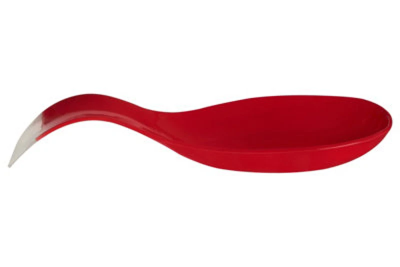Image of Premier Housewares Smooth Enamel Spoon Rest Red