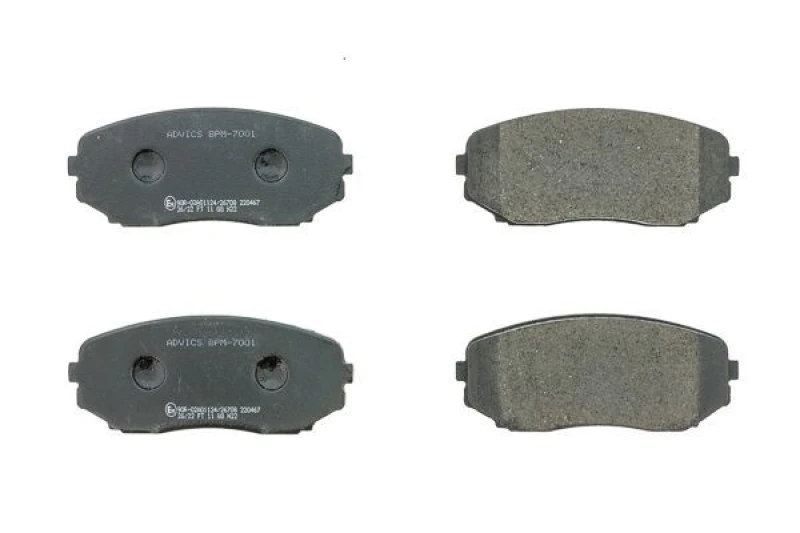 Image of AISIN Brake pad set AISIN BPM-7001