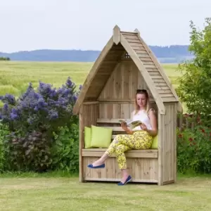 image of Zest4Leisure Cheltenham Garden Arbour With Storage Box