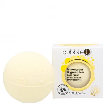 image of Bubble T Bath Fizzer - Lemongrass & Green Tea 180g