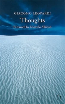 Image of Thoughts by Giacomo Leopardi Book