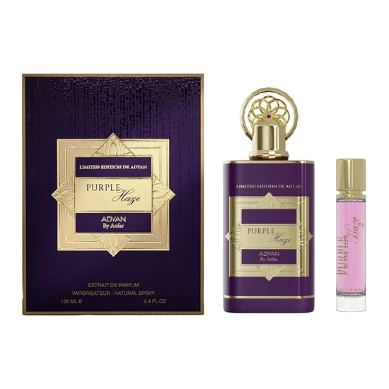 Image of Adyan Purple Haze Extrait De Parfum 100ml Gift Set 100ml & 10ml