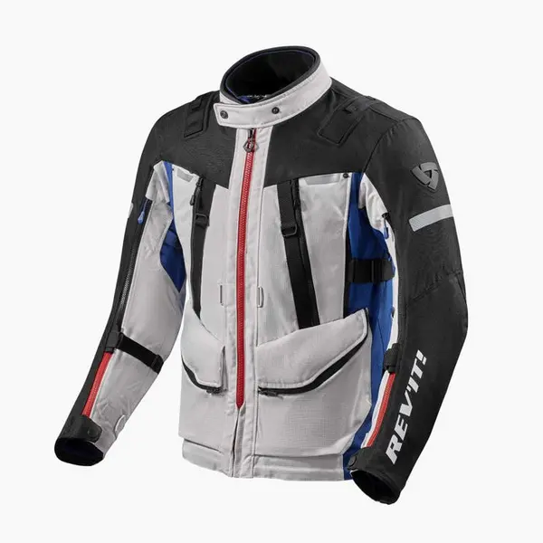 Image of REV'IT! Sand 4 H2O Jacket Silver Blue Size M