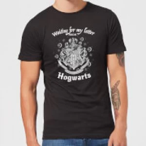 Harry Potter Waiting For My Letter From Hogwarts Mens T-Shirt - Black