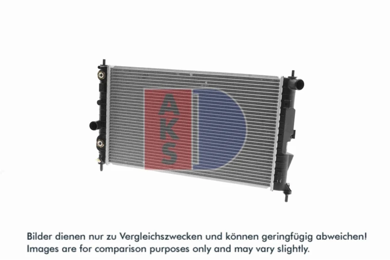 Image of AKS DASIS 190310N Engine radiator Aluminium, Brazed cooling fins Radiator,engine cooling (470)