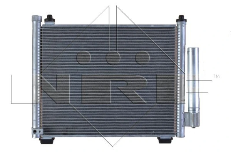 Image of NRF 350216 Condenser EASY FIT, with seal ring, with nitrogen filling Aluminium Condenser,air conditioning (448)