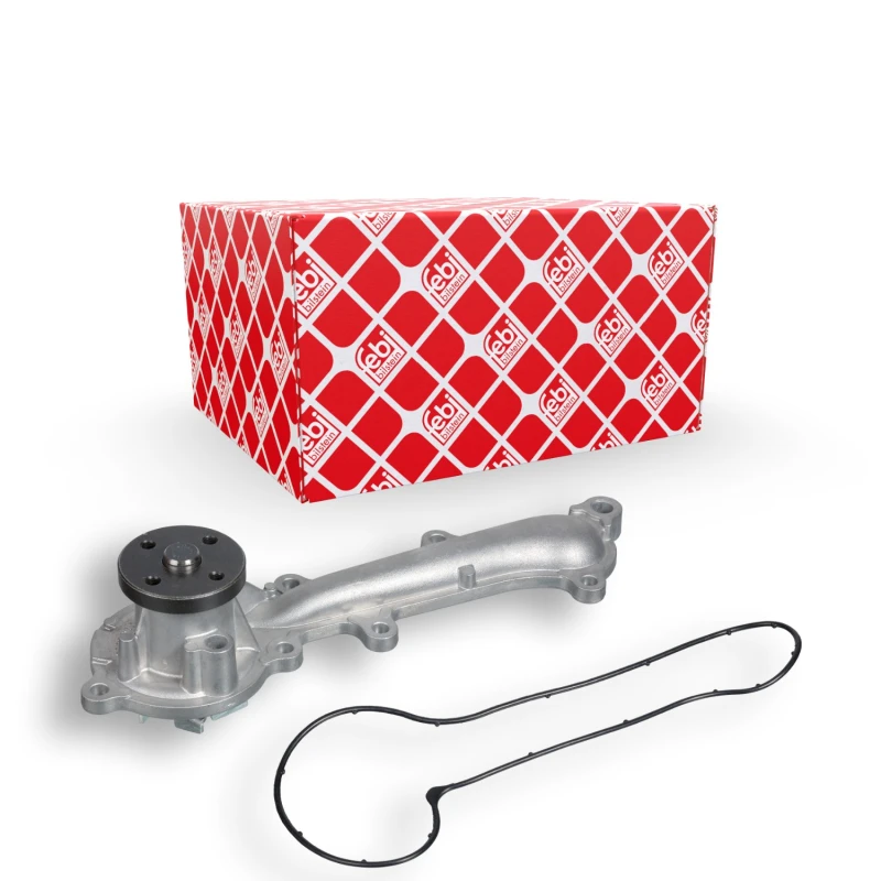 Image of FEBI BILSTEIN 40009 Water pump Cast Aluminium, with gasket/seal Cast Aluminium Water Pump (1260)