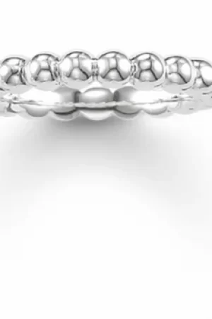 Image of Ladies Thomas Sabo Sterling Silver Size M.5 Ring TR2046-001-12-52