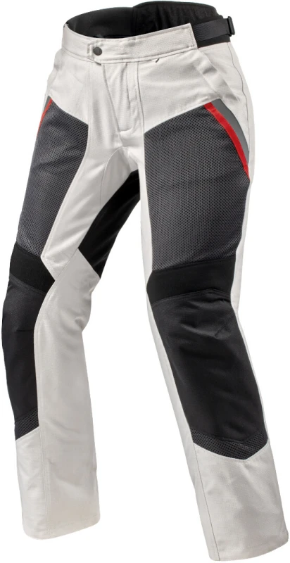 Image of Rev It Tornado 4 H2O Ladies Motorcycle Trousers 34 Silver Black Standard (UK 6) Silver Black
