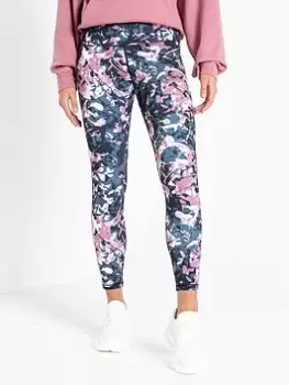Image of Dare 2b Dare 2b Laura Whitmore Influential Tight, Rose Print Size XL Women