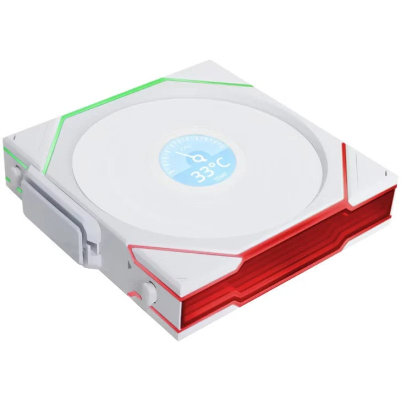 Image of Lian Li UNI FAN TL LCD Wireless Reverse 120 White Single Fan Pack - 12RTLLCD1W1W